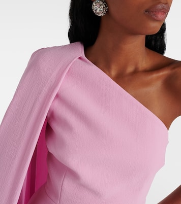 Odetta one-shoulder gown | Rebecca Vallance