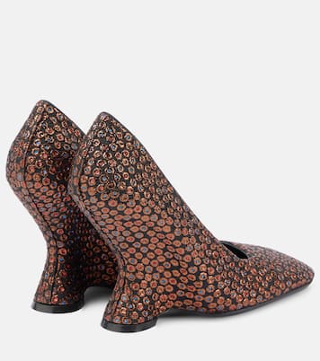 Pumps in jacquard con zeppa | Dries Van Noten