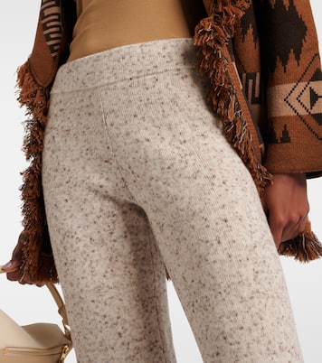 Dreamscape fringed wool-blend pants | Alanui