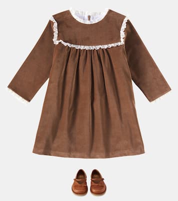 Carolina cotton velvet dress | La Coqueta