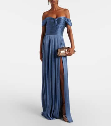 Very Bow Tie embellished satin clutch | Aquazzura