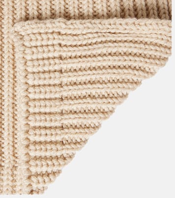 Sciarpa in misto lana a trecce | Gucci