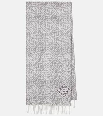 Écharpe Anagram en laine et cachemire | Loewe