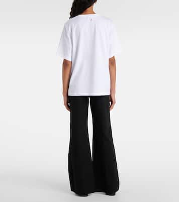 Printed cotton jersey T-shirt | Victoria Beckham
