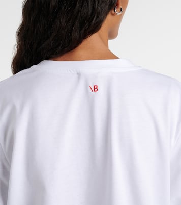 Printed cotton jersey T-shirt | Victoria Beckham