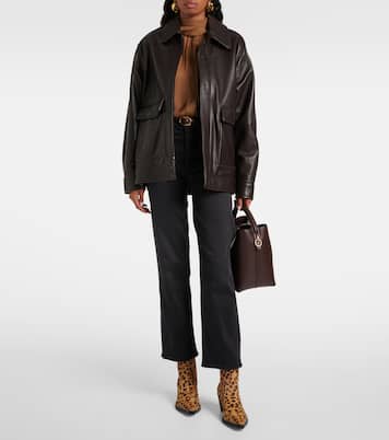 Cece 60 leopard-print calf hair ankle boots | Jimmy Choo