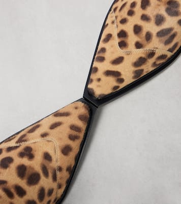 Cece 60 leopard-print calf hair ankle boots | Jimmy Choo