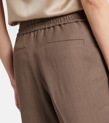 Pantaloni regular a vita media | Brunello Cucinelli