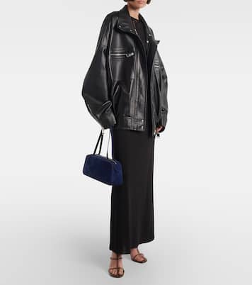 Borsa a spalla Simona in suede | Khaite