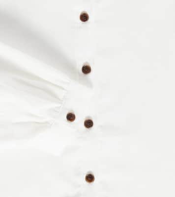 Blusa Fini in cotone con volant | Donsje