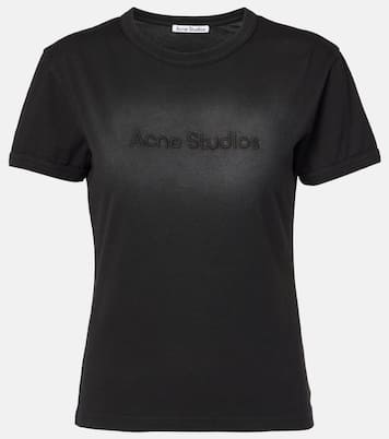 T-shirt in jersey di cotone a strati | Acne Studios