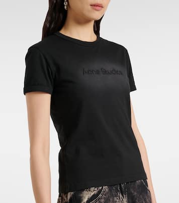 T-shirt in jersey di cotone a strati | Acne Studios