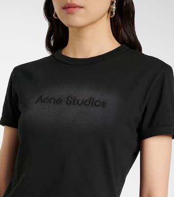 T-shirt in jersey di cotone a strati | Acne Studios