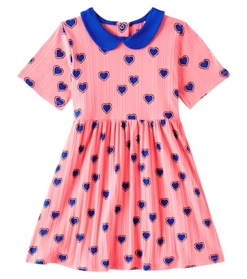 Abito Outlined Hearts in misto cotone | Mini Rodini