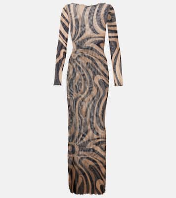 Abito lungo Marmo in mesh | Pucci