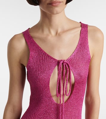 Vestido largo Jules de punto con lentejuelas | Bananhot