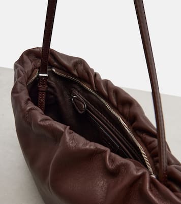 Schultertasche XL Bourse aus Leder | The Row