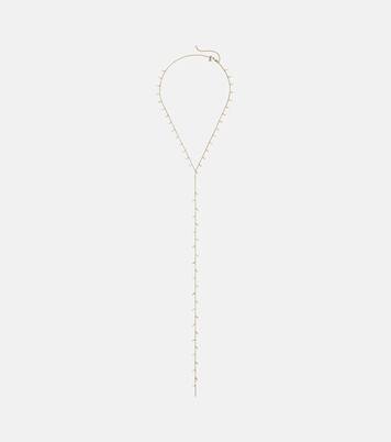 14kt gold necklace with diamonds | Sydney Evan