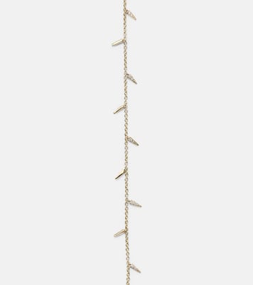14kt gold necklace with diamonds | Sydney Evan