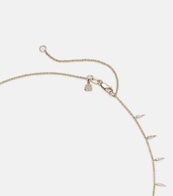 14kt gold necklace with diamonds | Sydney Evan