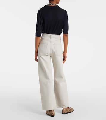 Jeans Ren a gamba larga e vita alta | Agolde
