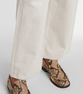 Jeans Ren a gamba larga e vita alta | Agolde