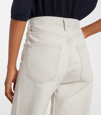 Jeans Ren a gamba larga e vita alta | Agolde