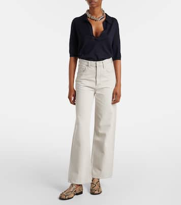 Jeans Ren a gamba larga e vita alta | Agolde