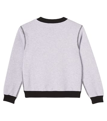 Logo cotton fleece sweatshirt | Dolce&Gabbana Kids