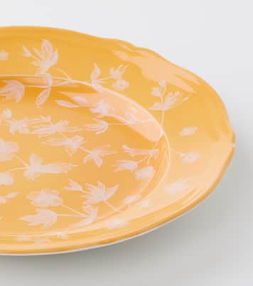 Plato de postre de porcelana floral por Ginori 1735 | Cabana