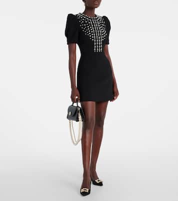 Minikleid Pearly mit Zierperlen | Rebecca Vallance