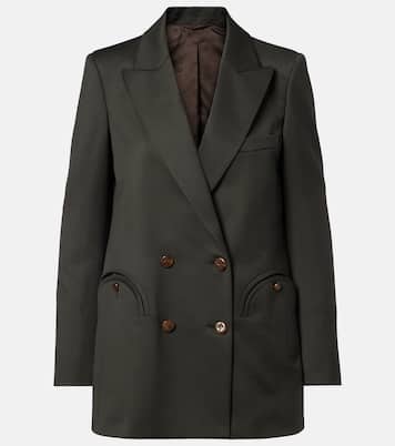 Everyday double-breasted wool and mohair blazer | Blazé Milano