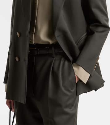 Everyday double-breasted wool and mohair blazer | Blazé Milano