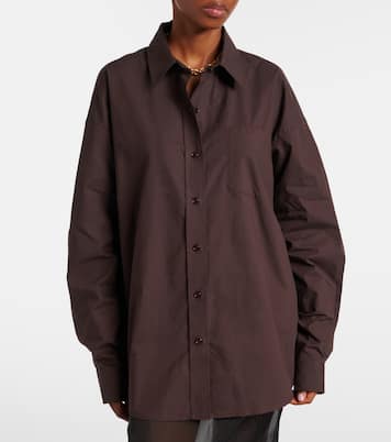 Ornella oversized cotton shirt | The Frankie Shop