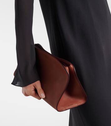 Peggy leather clutch | The Row