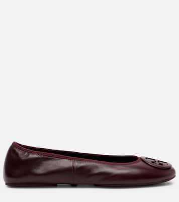 Reva Travel leather ballet flats | Tory Burch