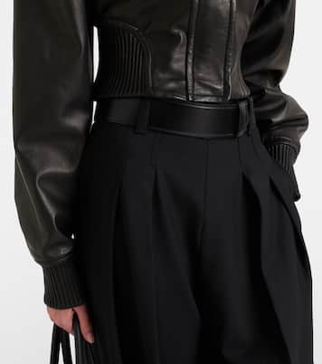 Ossido leather blouson jacket | Sportmax