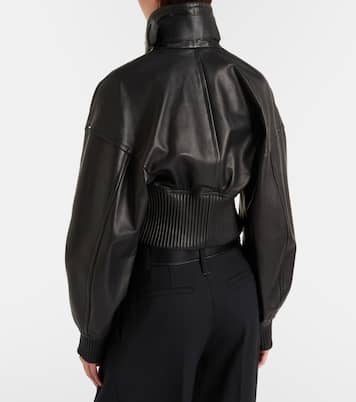 Ossido leather blouson jacket | Sportmax