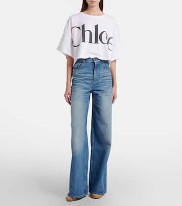 Chloé Kick suede and leather sneakers | Chloé