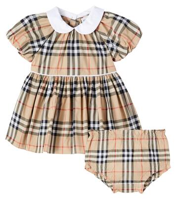 Baby Burberry Check cotton bloomers and dress set | Burberry Kids