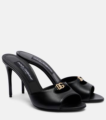 DG leather mules | Dolce&Gabbana