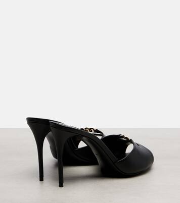 DG leather mules | Dolce&Gabbana