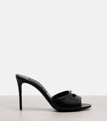 DG leather mules | Dolce&Gabbana