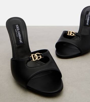 DG leather mules | Dolce&Gabbana