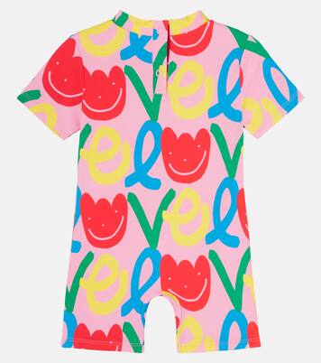 Baby printed rashguard swimsuit | Stella McCartney Kids