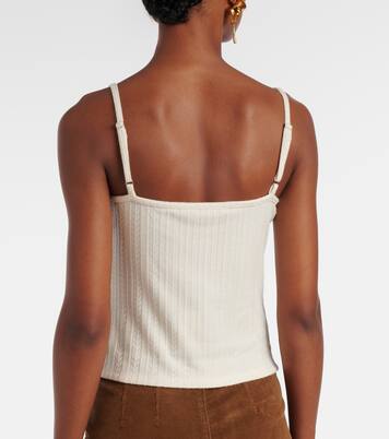 Knitted tank top | Veronica Beard