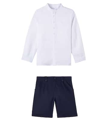 Camicia e shorts in lino | Tartine et Chocolat