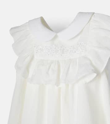 Baby ruffled cotton-blend dress | Tartine et Chocolat
