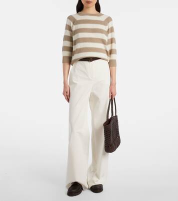 Ellisse striped cotton sweater | Max Mara