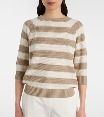 Ellisse striped cotton sweater | Max Mara